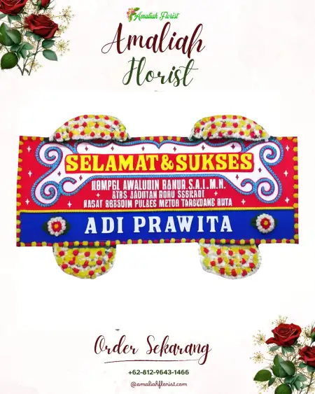Papan Bunga Ucapan Selamat Pasedahan